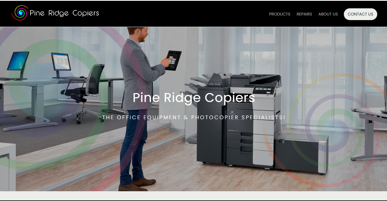 Website Design Services Pine Ridge Copiers